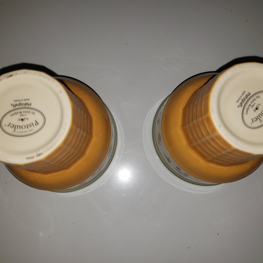 Pfaltzgraff Pistoulet Ice Cream Cone Dessert Cup Set of 2 Jana Kolpen - Picture 3 of 5
